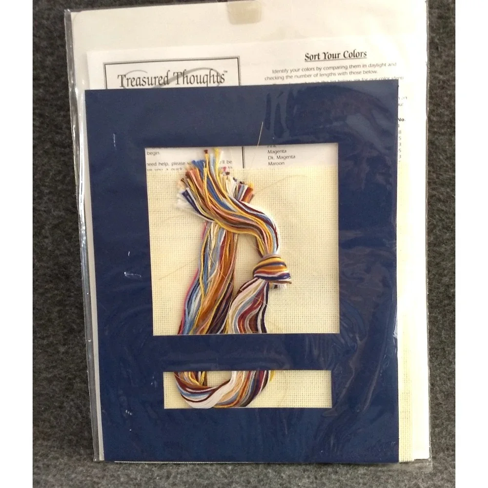 Dimensions Counted Cross Stitch Kit 1997 Guardian Angel Treasured Thoughts 72430